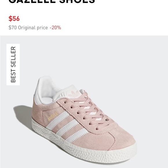 Pink adidas gazelle - Picture 2 of 11